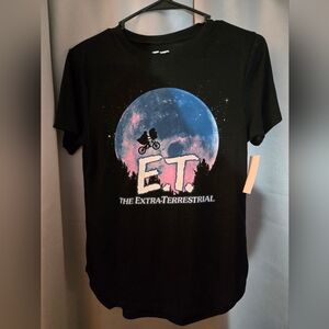 E.T. Black Shirt Juniors